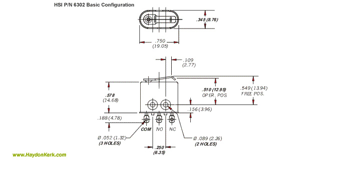 6300 Series Hermetically Sealed Switches | Products | Haydon Kerk ...