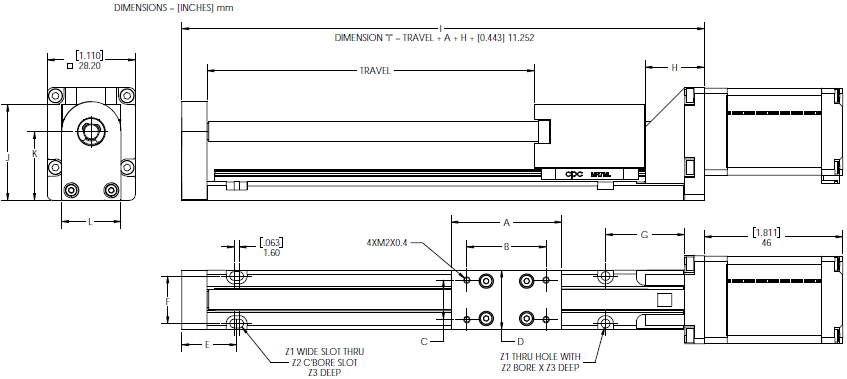Motorized BGS04 with Size 11 Double Drawing