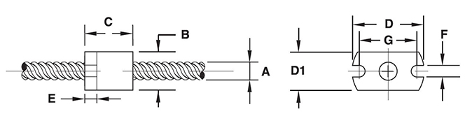 BFW Flange Mount Rectangle