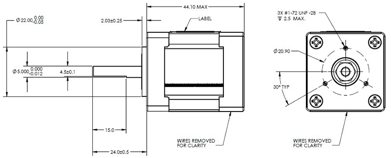 Size 14 DS Rotary Motor Dwg