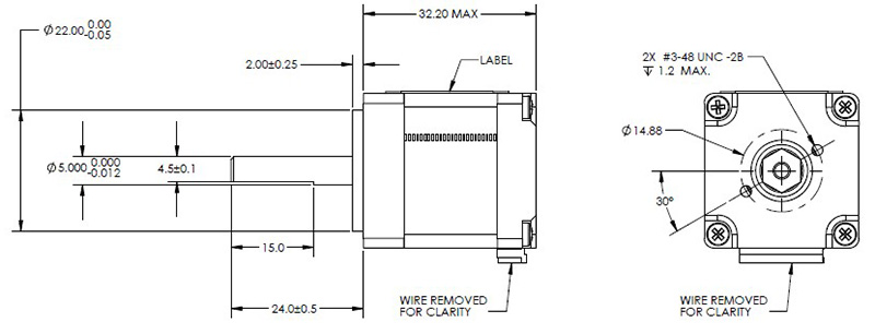 Size 11 Rotary Stepper Motor