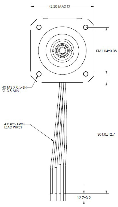Size 17 Rotary Stepper Dwg 2