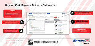 Haydon Kerk Express Linear Actuator Calculator Infographic