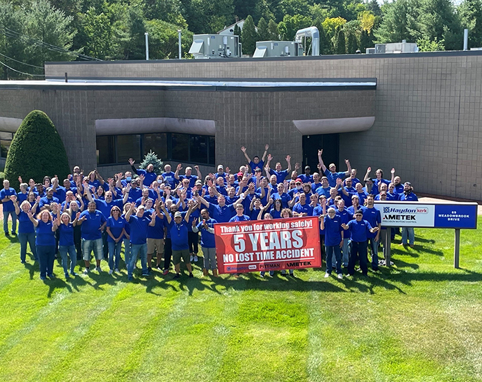 AMETEK Haydon Kerk Pittman Milford, NH - 5 Year Safety Milestone Celebration